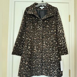 NWT VIA SPIGA Leopard jacket